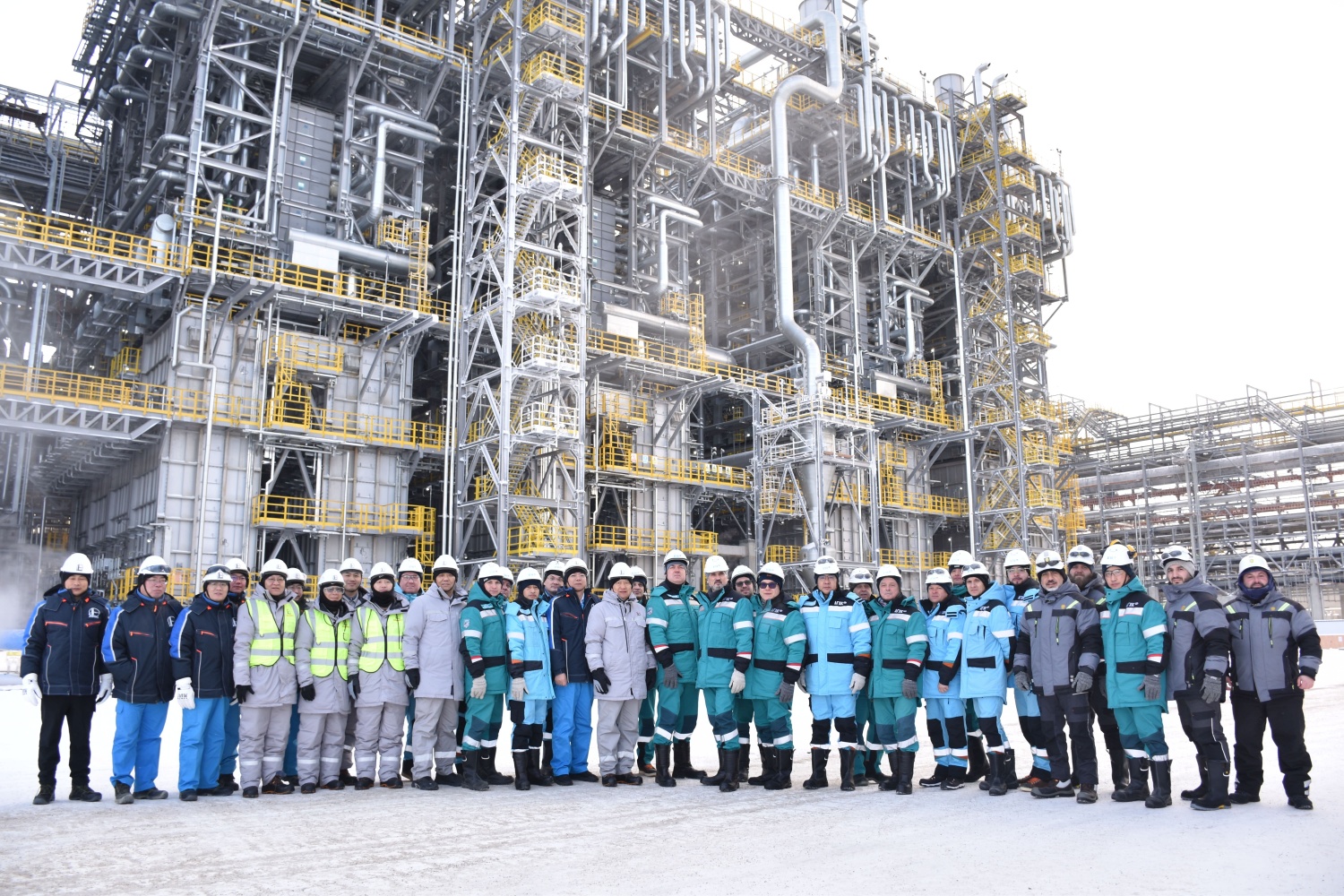 Торжественная церемония достижения механической готовности Установки пиролиза